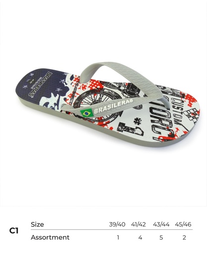 [CBP20CTM1739-46] Carton Brasileras Printed 20 Custom (Grey, C1)