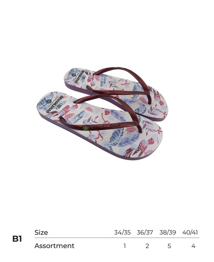 [CBP21EDN67334-41] Carton Brasileras Printed 21 Eden (Garnet, B1)
