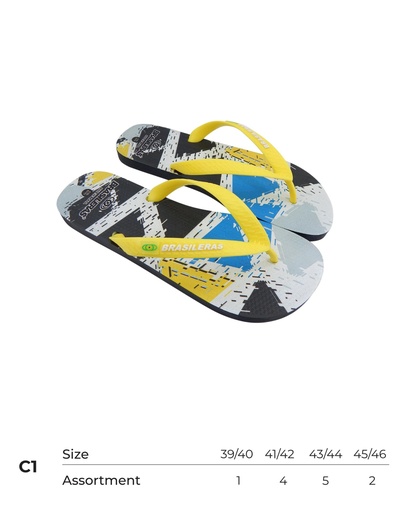 [CBPR21STK1439-46] Carton Brasileras Printed 21 Stroke (Yellow, C1)