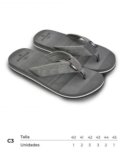 [CBDAI1740-45] Carton Brasileras Dai (Grey, C3)