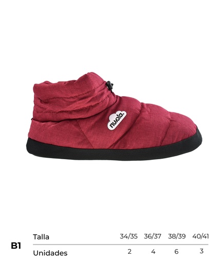 [CNBHGJAS69534-41] Carton Nuvola Boot Home Marbled (Garnet, B1)