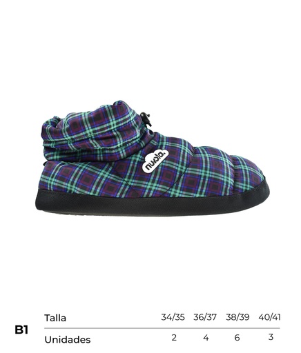 [CNBHGPR21SCO1634-41] Carton Nuvola Boot Home Printed 21 Scot (Multi Green, B1)