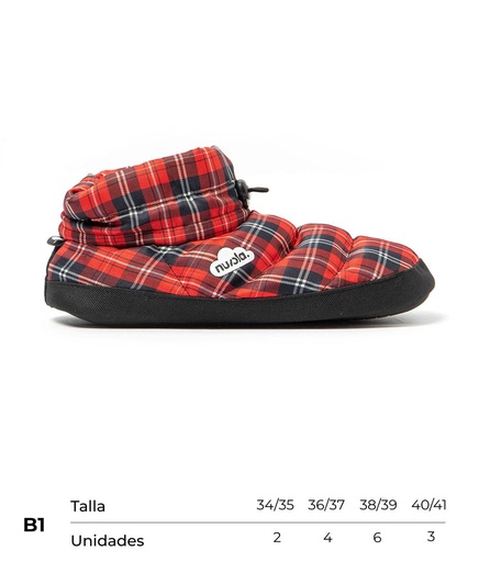 [CNBHGSCOT1234-41] Carton Nuvola Boot Home Scot (Red, B1)