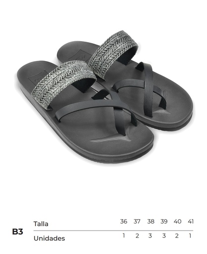 [CBECA1036-41] Carton Brasileras Erica (Black, B3)