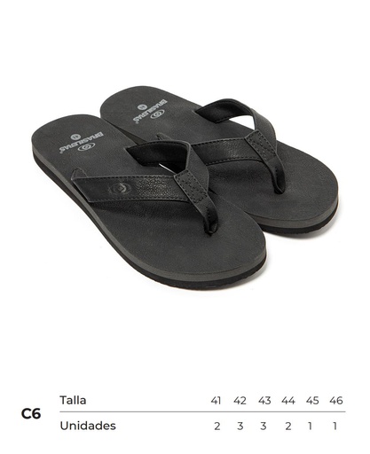 [CBLED1041-46] Carton Brasileras Leder (Black, C6)
