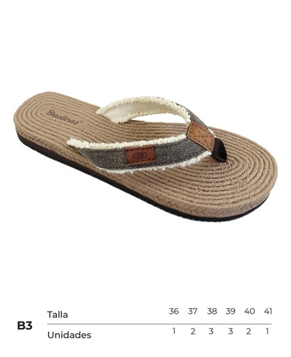 [CBLNO1736-41] Carton Brasileras Lino (Grey, B3)
