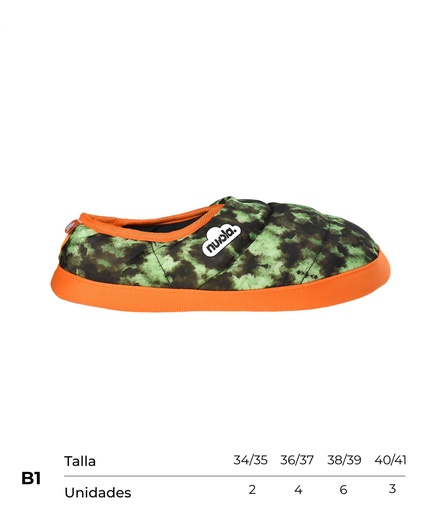 [CNCLPR21NBA1634-41] Carton Nuvola Printed 21 Nebbia (Green, B1)