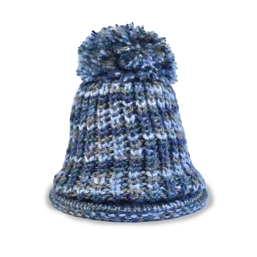 [HS122-C] Robin Ruth Winter Hat HS122-C (Blue/Lt.Blue, One Size)